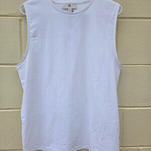 Banana Republic White Sleeveless top XXL NWT